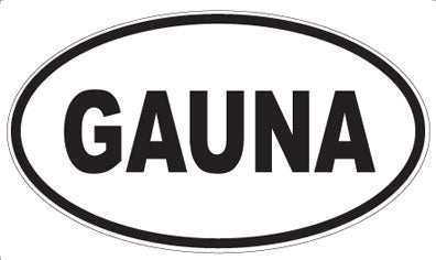 GAUNA - Oval Sticker