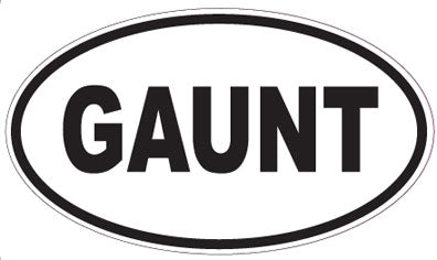 GAUNT - Oval Magnet