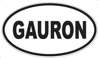 GAURON - Oval Magnet