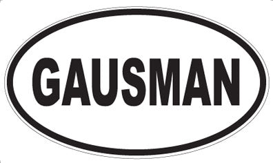 GAUSMAN - Oval Magnet