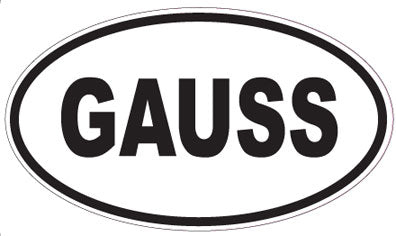 GAUSS - Oval Magnet