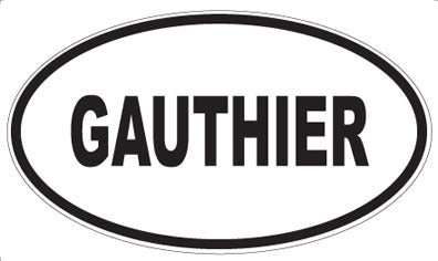 GAUTHIER - Oval Magnet