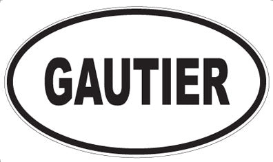 GAUTIER - Oval Sticker