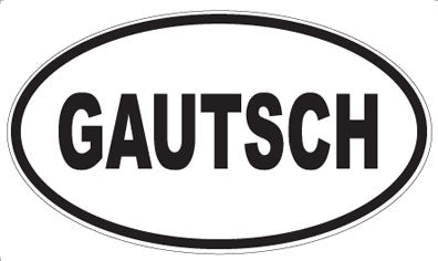 GAUTSCH - Oval Magnet