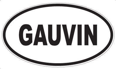 GAUVIN - Oval Magnet
