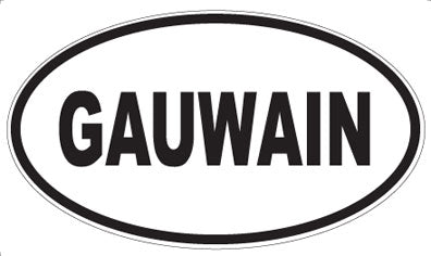 GAUWAIN - Oval Sticker