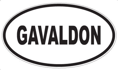 GAVALDON - Oval Sticker