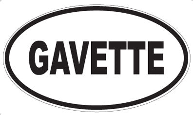 GAVETTE - Oval Magnet