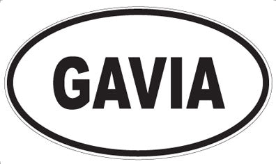 GAVIA - Oval Magnet