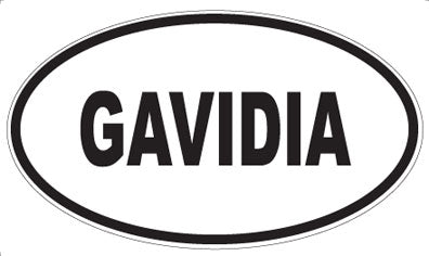 GAVIDIA - Oval Magnet
