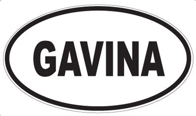 GAVINA - Oval Magnet