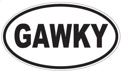 GAWKY - Oval Magnet