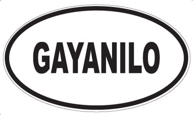 GAYANILO - Oval Magnet