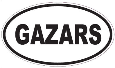 GAZARS - Oval Sticker