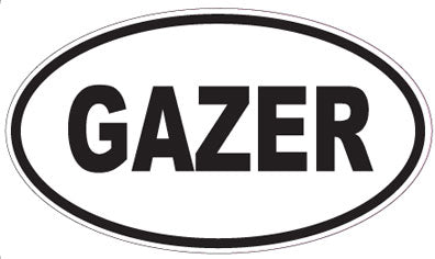 GAZER - Oval Sticker