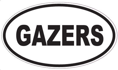 GAZERS - Oval Sticker