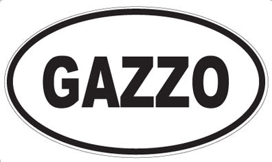 GAZZO - Oval Magnet