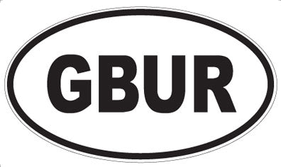 GBUR - Oval Magnet