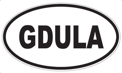 GDULA - Oval Magnet
