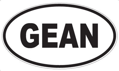 GEAN - Oval Sticker