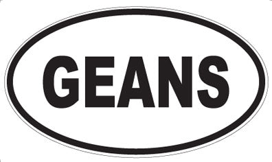 GEANS - Oval Magnet