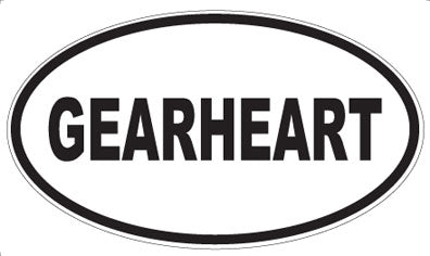 GEARHEART - Oval Sticker