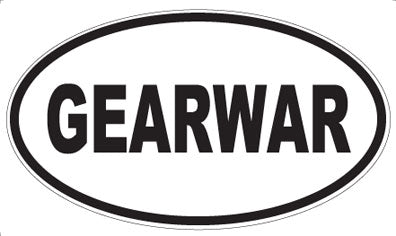 GEARWAR - Oval Magnet