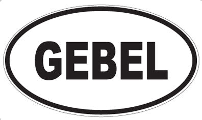 GEBEL - Oval Magnet