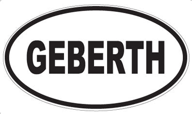 GEBERTH - Oval Magnet
