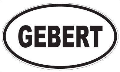 GEBERT - Oval Magnet
