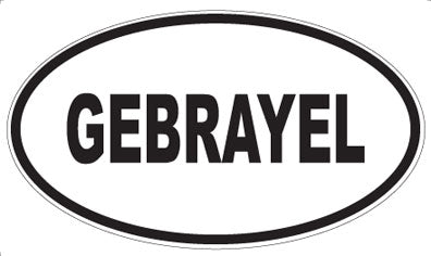 GEBRAYEL - Oval Magnet