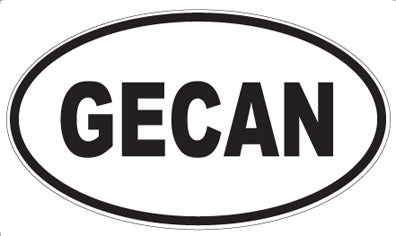 GECAN - Oval Magnet