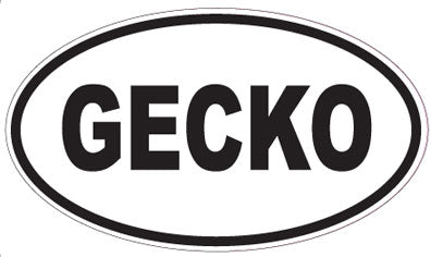 GECKO - Oval Magnet