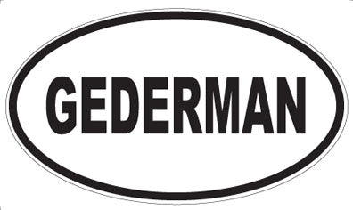 GEDERMAN - Oval Magnet