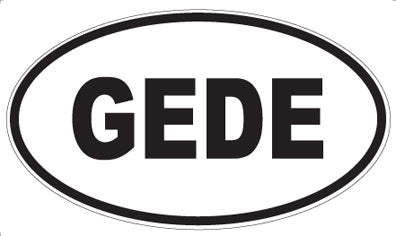 GEDE - Oval Magnet