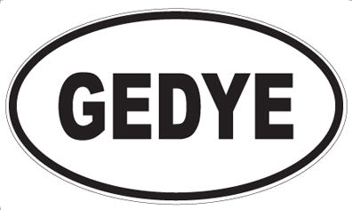 GEDYE - Oval Magnet