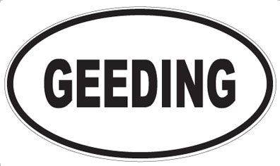 GEEDING - Oval Magnet