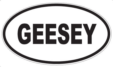 GEESEY - Oval Magnet