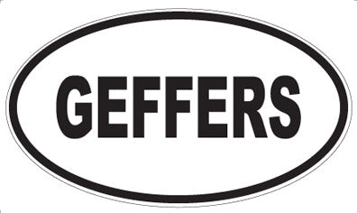 GEFFERS - Oval Magnet