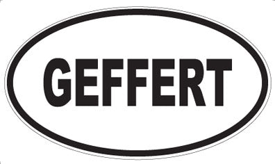 GEFFERT - Oval Magnet