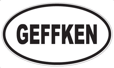 GEFFKEN - Oval Magnet