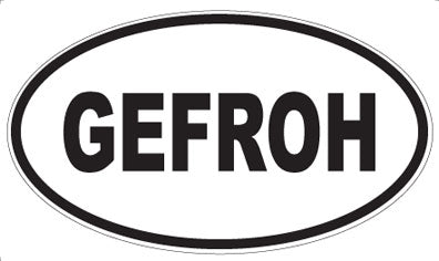 GEFROH - Oval Magnet
