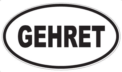 GEHRET - Oval Magnet
