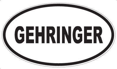 GEHRINGER - Oval Magnet