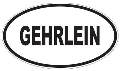 GEHRLEIN - Oval Magnet