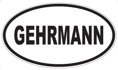 GEHRMANN - Oval Magnet