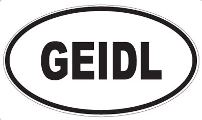 GEIDL - Oval Magnet