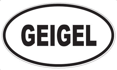 GEIGEL - Oval Magnet
