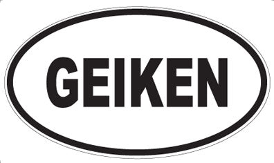 GEIKEN - Oval Magnet