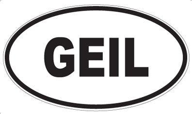 GEIL - Oval Magnet